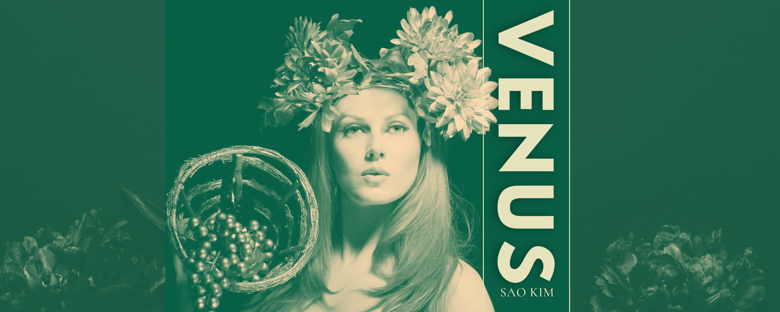 Planet venus article banner beautiful woman wearing flower crown